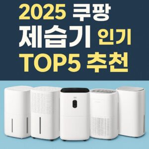 2025 쿠팡 제습기 인기 TOP5 추천